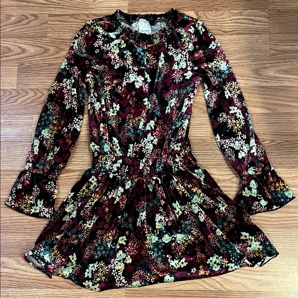 Ella Moss Floral Kids Dress - Multicolor
